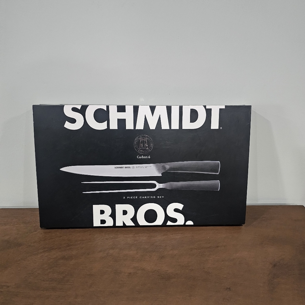 Carbon 6 Black 2-Piece Carving Set - Precision Slicing